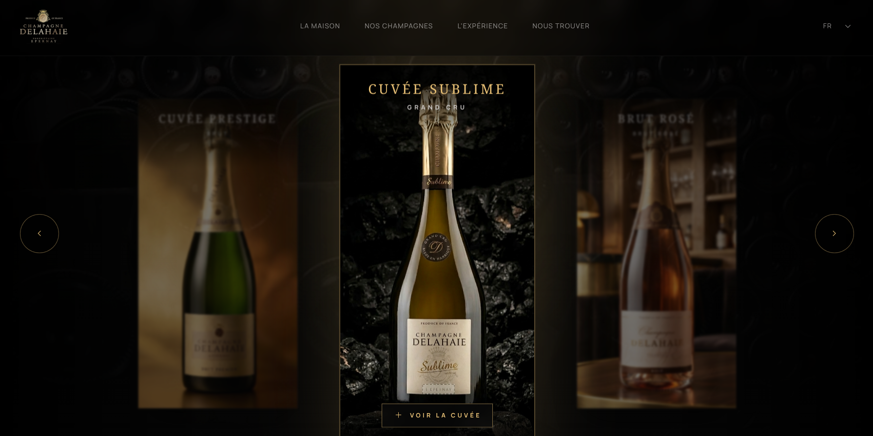 Champagne Delahaie — page produit